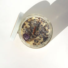 Serenity Crystal Candle by 2 Chicks with Scents with Eucalyptus and Lavender