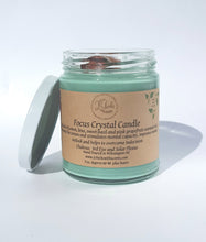 2 Chicks with Scents Focus Crystal Candle with sweet basil, lime, grapefruit, sweet orange