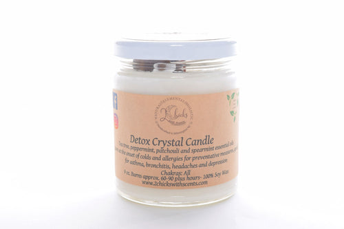 Detox Crystal Candle